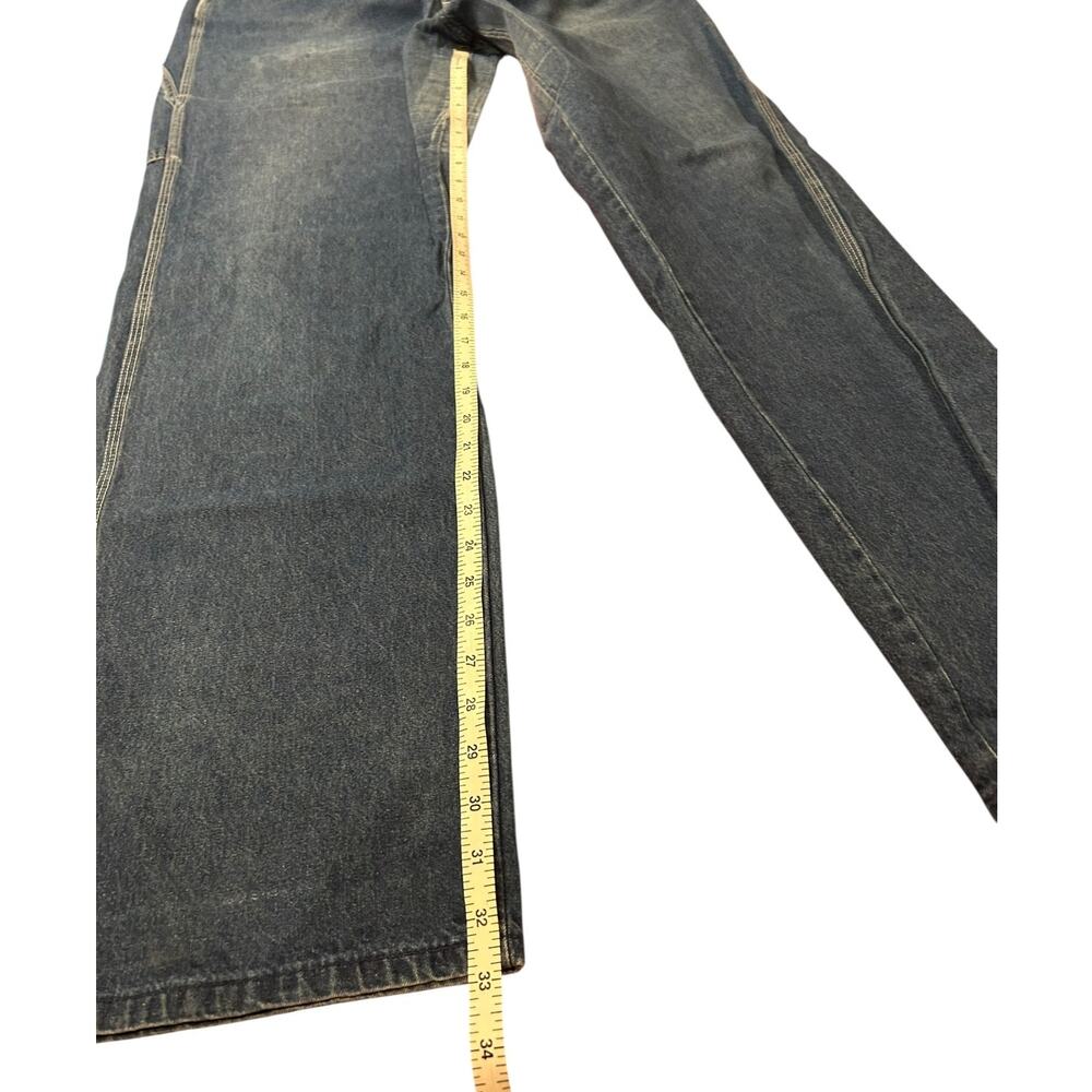 Vintage 70's DEE CEE Medium Wash Mid-Rise Straight Jeans Men's Size W36 x L34 - Picture 5 of 10